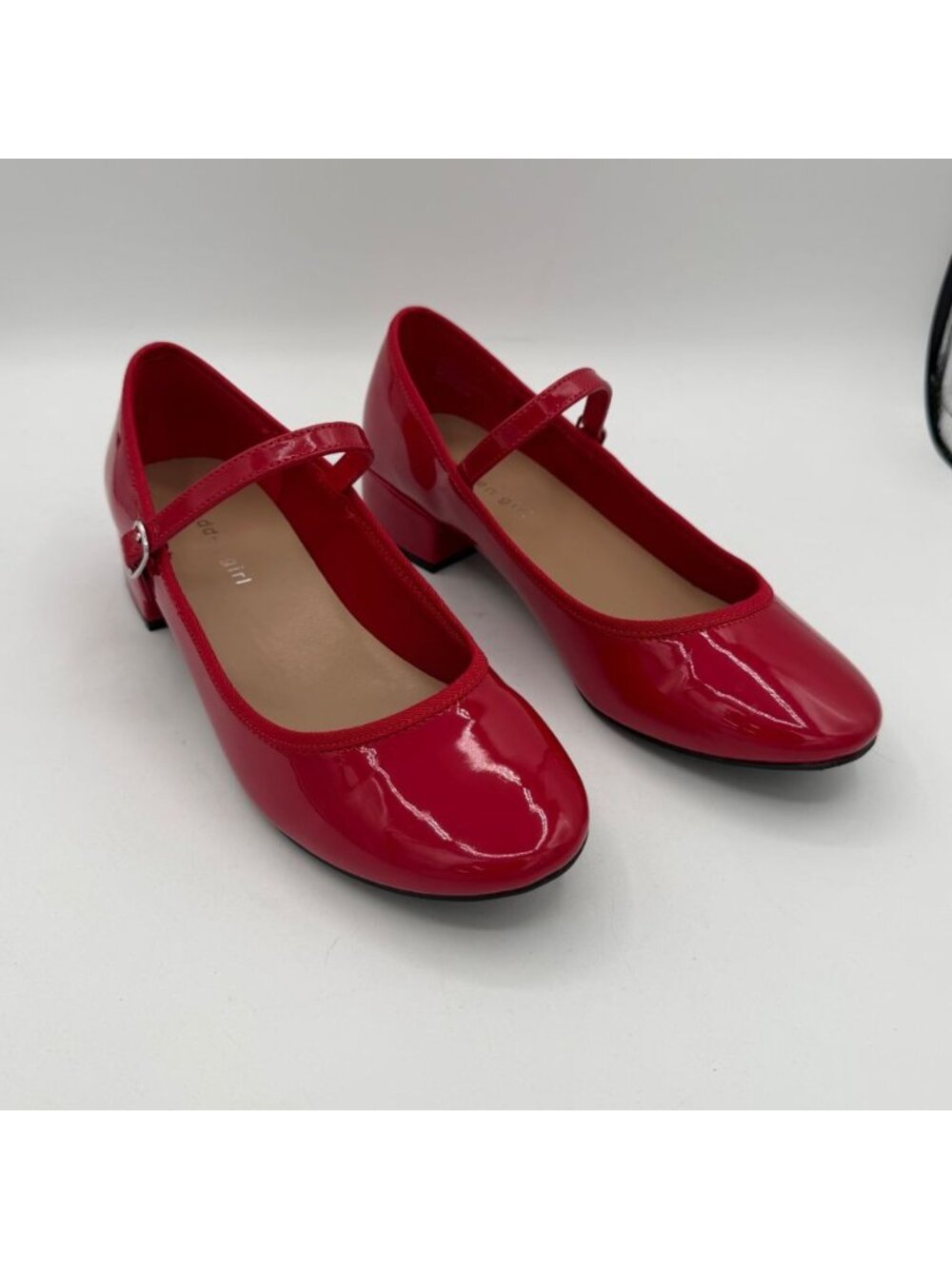 Madden Girl Tutuu block-heel Mary Jane flats red patent finish size 7.5M - Picture 5 of 9